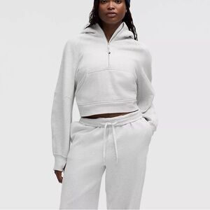 Lululemon Athletica Gray Scuba Sweatshirt